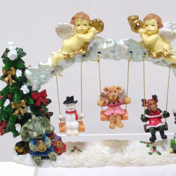 Angel Christmas Swing Cedar Creek Collection by Kirkland Stores Original Box EUC - Picture 3 of 12